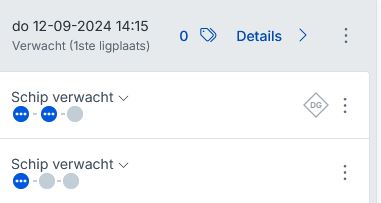 Label icoon in Cargo Controller