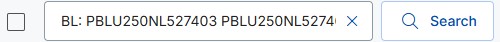 Nominating in bulk via multi search in Cargo Controller