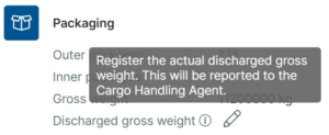 Registreren van daadwerkelijk gelost gewicht van een bulk B/L in de service Losinformatie.