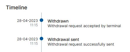 handling withdrawal request is rejected in Notification Import Documentation